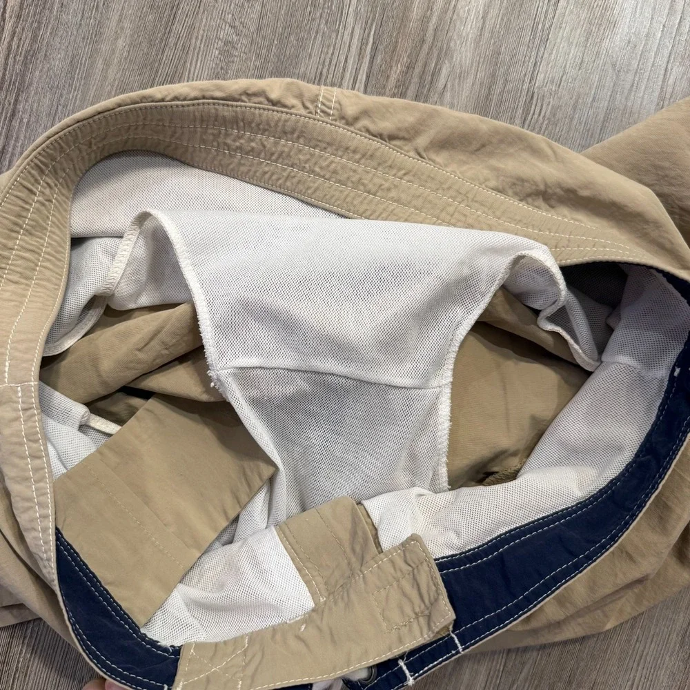 Polo Ralph‎ Lauren Mens Medium Vintage Beige Swim Trunks